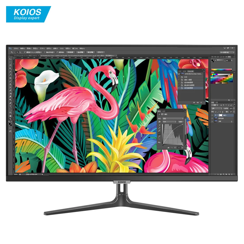 

KOIOS 27 Inch Computer Monitor 4K 60Hz Design Home Display IPS Screen HDR600 Type-C Narrow Bezel Professional Monitors 3840*2160