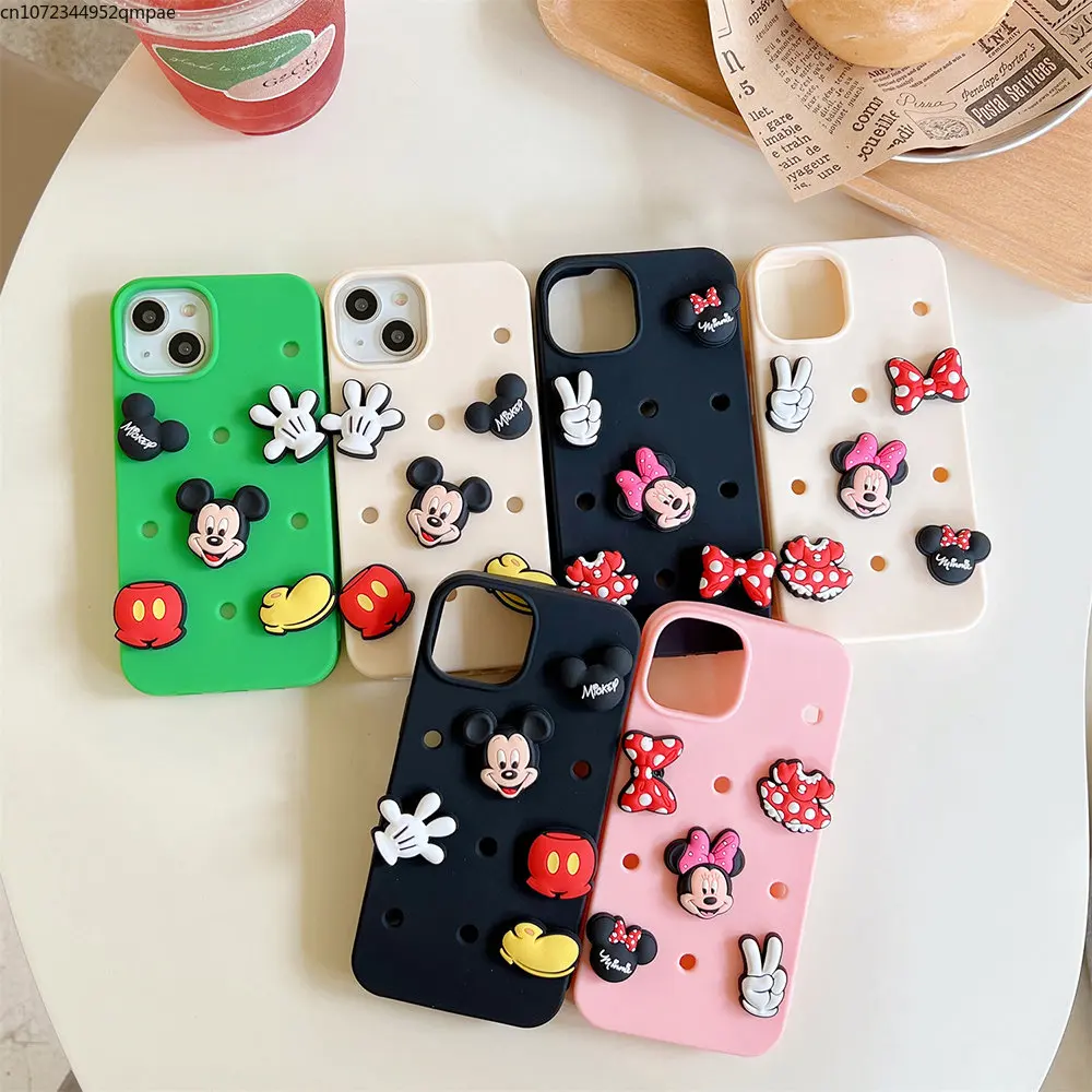 3D Candy Color Disney Mickey Minnie Detachable Phone Case for IPhone 15 14 13 12 11 Pro Max Anti-drop Silica gel Soft Cover
3D Candy Color Disney Mickey Minnie Detachable Phone Case for IPhone 15 14 13 12 11 Pro Max Anti-drop Silica gel Soft Cover