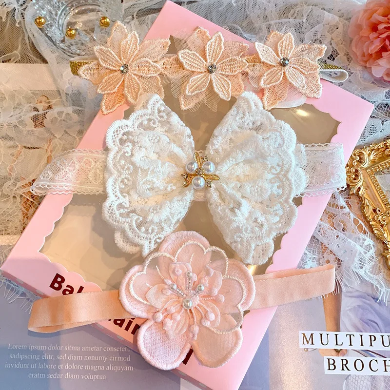 3 pc European and American New Korean Edition Baby Headwear Baby Hair Band 3 Piece Set Birthday 100 Day Photo Headwear Hair Acc
3 pc European and American New Korean Edition Baby Headwear Baby Hair Band 3 Piece Set Birthday 100 Day Photo Headwear Hair Acc
