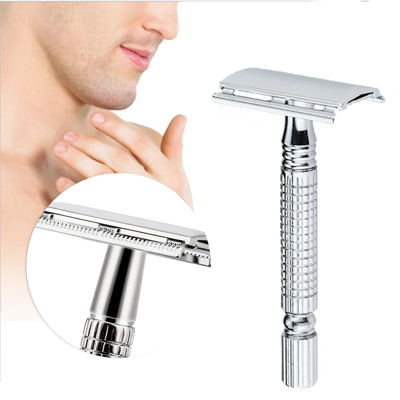 Бритва мужская, с двойным лезвием, для влажного бритья, 1 Бритва + 1 лезвие
Бритва мужская, с двойным лезвием, для влажного бритья, 1 Бритва + 1 лезвие