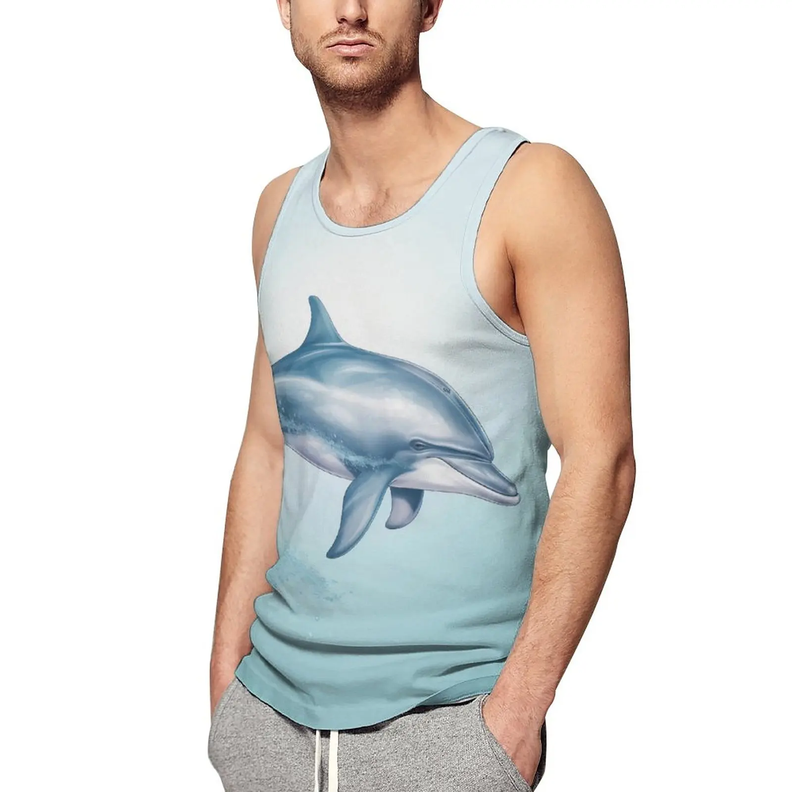 Dolphin Tank Top Vector Flat Animals Vintage Tops Summer Workout Male Pattern Sleeveless Shirts Plus Size 4XL 5XL
Dolphin Tank Top Vector Flat Animals Vintage Tops Summer Workout Male Pattern Sleeveless Shirts Plus Size 4XL 5XL