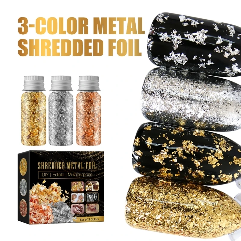 Gold Foil Flakes for Resin,3Pcs Metallic Foil Flakes Metallic Leaf for Nail,Painting,Crafts,,Resin Jewelry Making T8DE
Gold Foil Flakes for Resin,3Pcs Metallic Foil Flakes Metallic Leaf for Nail,Painting,Crafts,,Resin Jewelry Making T8DE