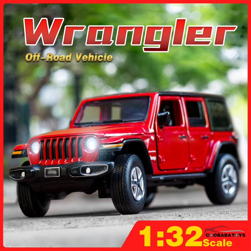 Scale 1/32 Wrangler SUV Metal Diecast Alloy Toy Cars Models Trucks For Boys Child Kids Toys Off-road Vehicles Hobbies Collection
Scale 1/32 Wrangler SUV Metal Diecast Alloy Toy Cars Models Trucks For Boys Child Kids Toys Off-road Vehicles Hobbies Collection