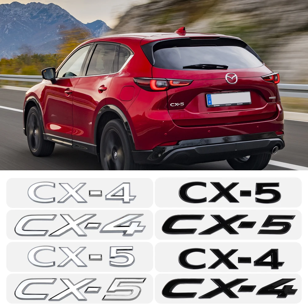 3D ABS CX4 CX5 Автомобильная надпись с логотипом значок наклейка для Mazda Axela Atenza Задняя