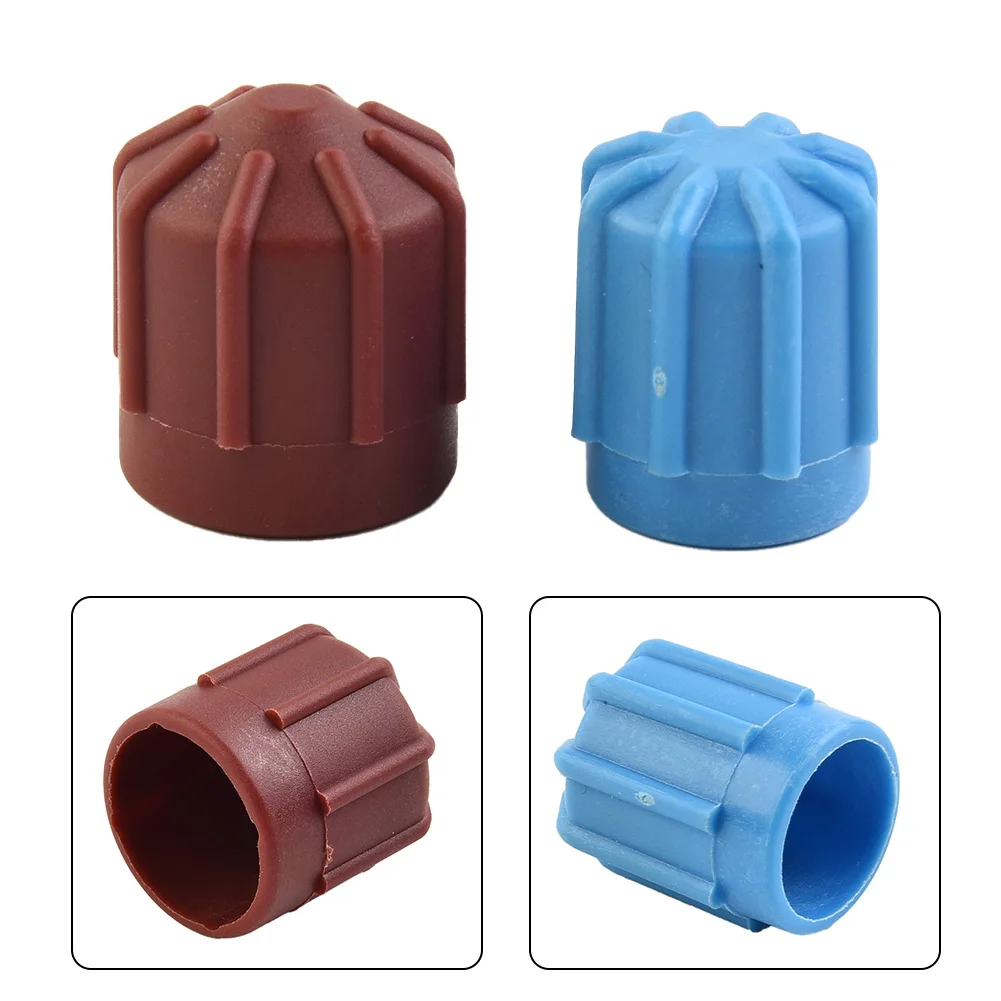 2pcs Automotive Air Conditioning Plastic Protection Auto AC A/C Valve Cap Valve High Blue/Low Brown Voltage R134a Dust Cover
2pcs Automotive Air Conditioning Plastic Protection Auto AC A/C Valve Cap Valve High Blue/Low Brown Voltage R134a Dust Cover