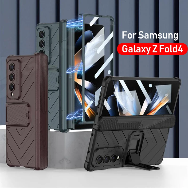 GKK противоударный чехол для Samsung Galaxy Z, Складывающийся, с магнитными петлями, жесткий защитный чехол для Galaxy Z Fold4 со стеклянным чехлом
GKK противоударный чехол для Samsung Galaxy Z, Складывающийся, с магнитными петлями, жесткий защитный чехол для Galaxy Z Fold4 со стеклянным чехлом