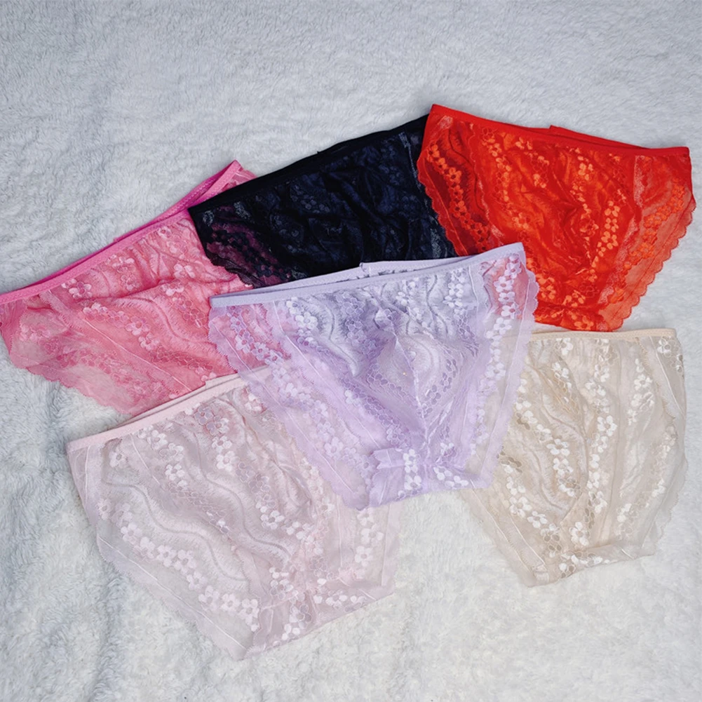 Men Sexy Bikini Briefs Ultra-Thin Full Lace Panties Solid Super Elasticity Thong T-back Pouch G-string Intimates Underwear
Men Sexy Bikini Briefs Ultra-Thin Full Lace Panties Solid Super Elasticity Thong T-back Pouch G-string Intimates Underwear