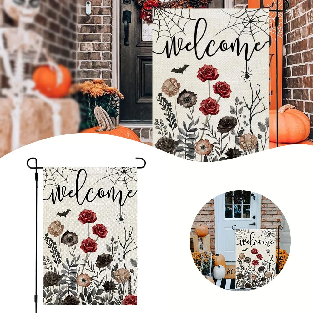 4pcs Halloween Garden Flag Printed Double Sided Printed Linen Flag 30x45cm Home Garden Yard Balcony Decoration
4pcs Halloween Garden Flag Printed Double Sided Printed Linen Flag 30x45cm Home Garden Yard Balcony Decoration