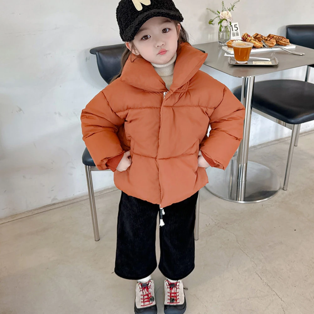 Girls Down Cotton Jacket Big Collar Solid Jacket Outerwear Thick Winter Overalls Children Windproof Prka Snowsuit for Girl
Girls Down Cotton Jacket Big Collar Solid Jacket Outerwear Thick Winter Overalls Children Windproof Prka Snowsuit for Girl