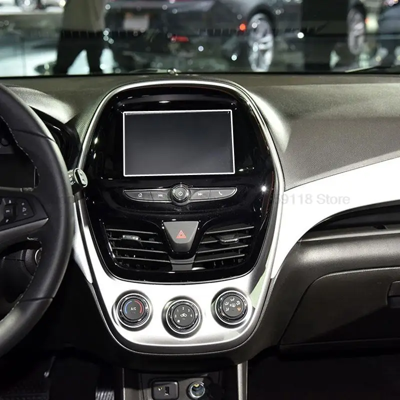 Наклейка для экрана навигатора GPS Chevrolet Spark M400 2016-2020 автомобильные аксессуары