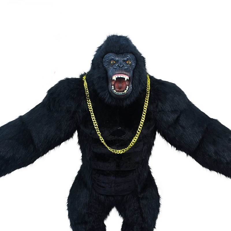 Inflatable King Kong Costume for Adult Halloween Plush Furry Mascot animal Venice Carnival Dress Suit Fursuit orangutan Gorilla
Inflatable King Kong Costume for Adult Halloween Plush Furry Mascot animal Venice Carnival Dress Suit Fursuit orangutan Gorilla