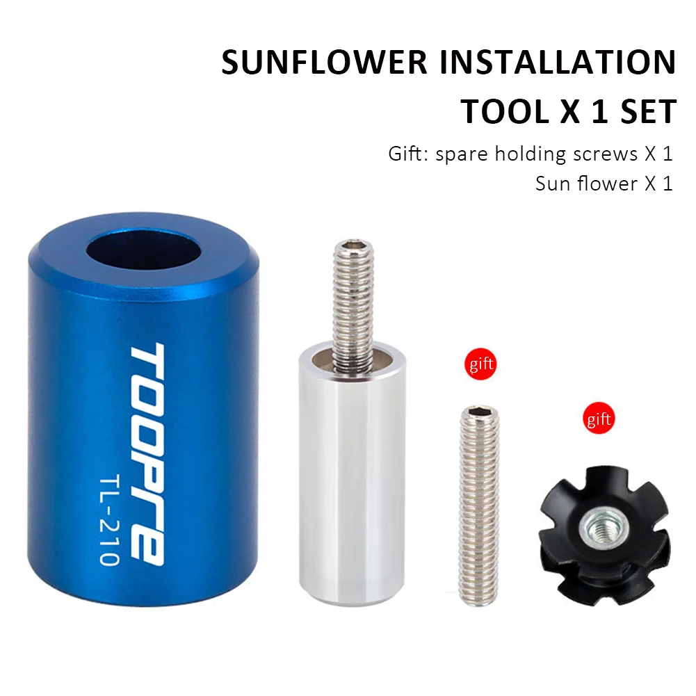 Bicycle Front Fork Star Nut Installation Tool MTB Bike Headset Tool Sun Flower Driving Repair Tool Cycling Accessories
Bicycle Front Fork Star Nut Installation Tool MTB Bike Headset Tool Sun Flower Driving Repair Tool Cycling Accessories