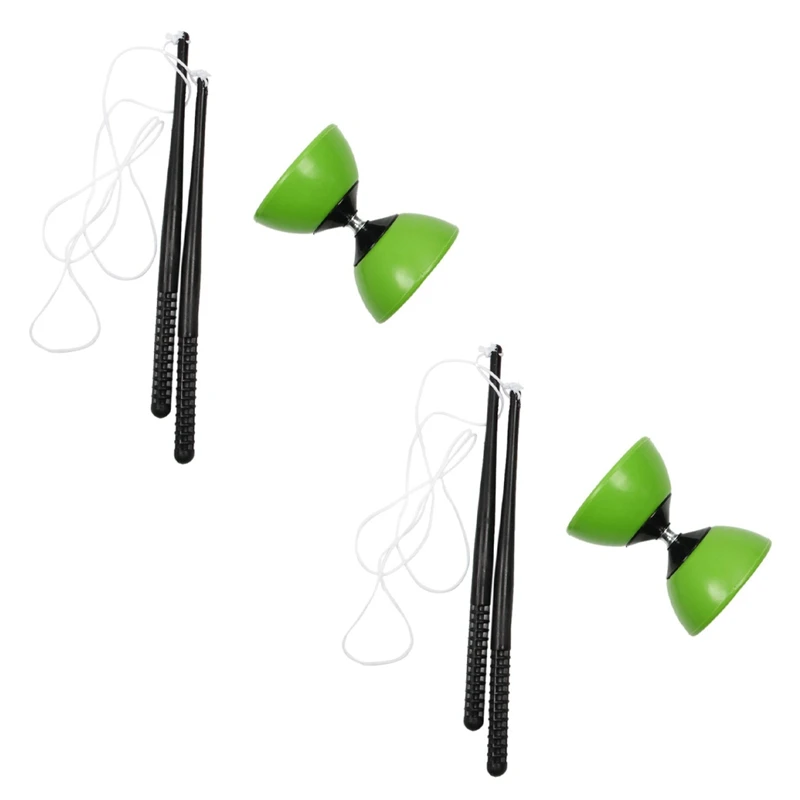 2X Plastic Bowl Diabolo Juggling Spinning Chinese Yo Yo Classic Toy With Hand Sticks Green
2X Plastic Bowl Diabolo Juggling Spinning Chinese Yo Yo Classic Toy With Hand Sticks Green
