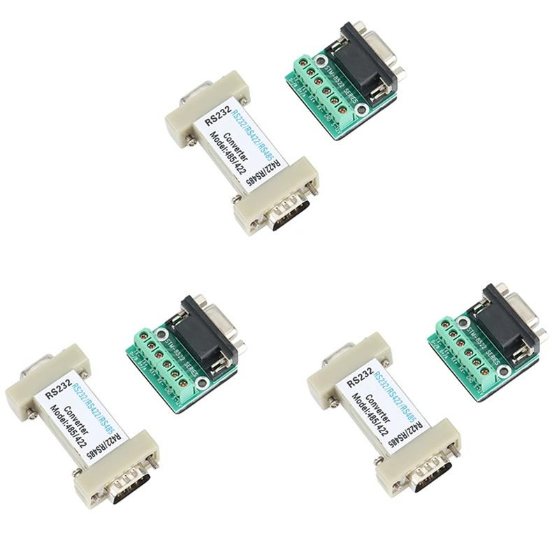3X RS-232 RS232 Serial To RS485/RS422 485/422 Converter Compatible EIA/TIA RS232C Standard And RS485/RS422 Standard
3X RS-232 RS232 Serial To RS485/RS422 485/422 Converter Compatible EIA/TIA RS232C Standard And RS485/RS422 Standard