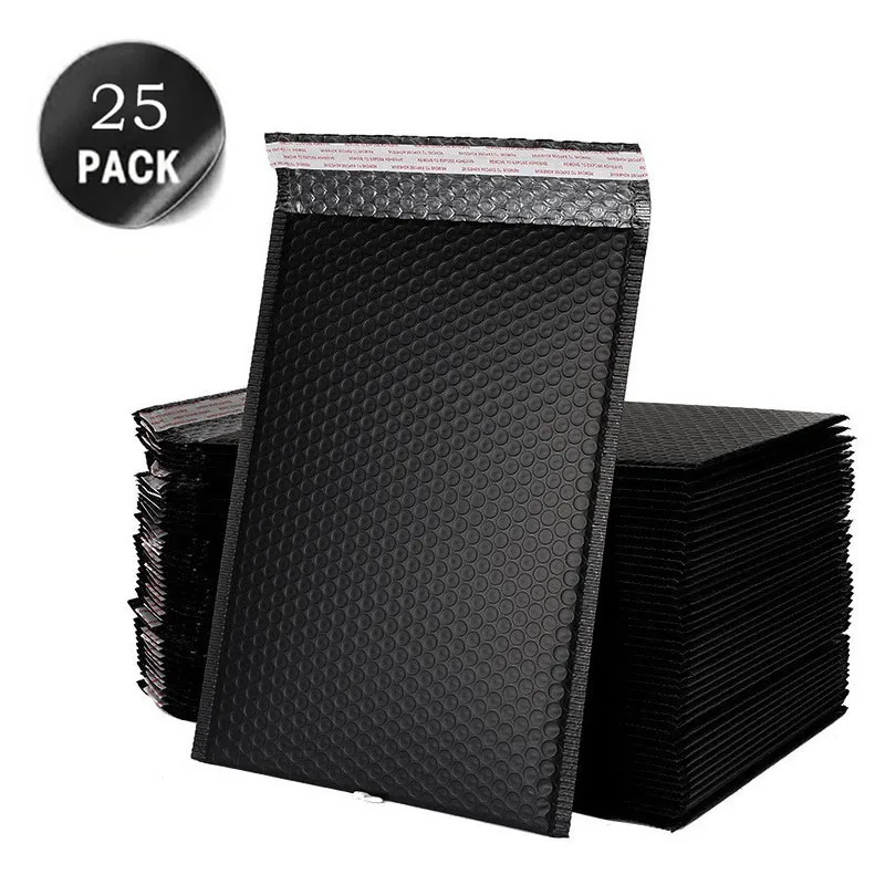 25pcs Bubble Mailer Poly Mailing Padded Envelopes for Mailer Gift Packaging Self Seal Bag Bubble Padding Black White Green Pink
25pcs Bubble Mailer Poly Mailing Padded Envelopes for Mailer Gift Packaging Self Seal Bag Bubble Padding Black White Green Pink