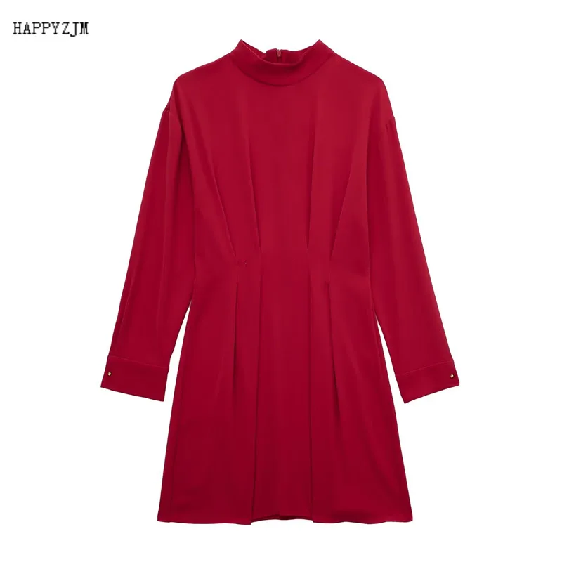 Женское Плиссированное мини-платье, элегантное и удобное платье средней длины с высоким воротником и длинным рукавом, Осень-зима
Женское Плиссированное мини-платье, элегантное и удобное платье средней длины с высоким воротником и длинным рукавом, Осень-зима