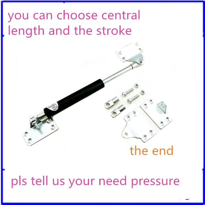 2pcs/lot Pressure 30N to 1000N force 160-800mm central distance,60-240mm stroke, pneumatic Gas Spring, Lift Prop Damper end
2pcs/lot Pressure 30N to 1000N force 160-800mm central distance,60-240mm stroke, pneumatic Gas Spring, Lift Prop Damper end