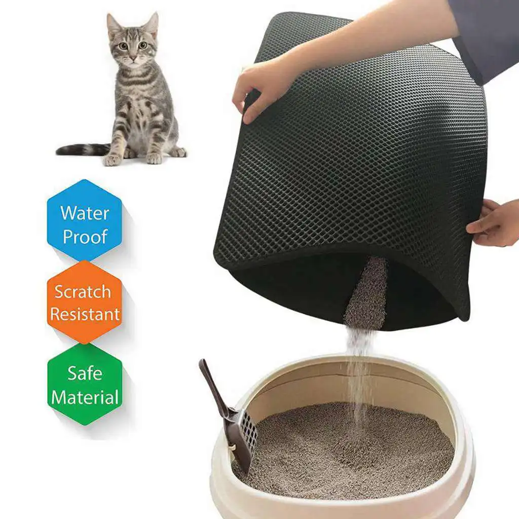Waterproof Pet Cat Litter Mat Double Layer Cats Products Accessories Box Waste and Household Cleaning For Sand Shovel Shop Goods
Waterproof Pet Cat Litter Mat Double Layer Cats Products Accessories Box Waste and Household Cleaning For Sand Shovel Shop Goods