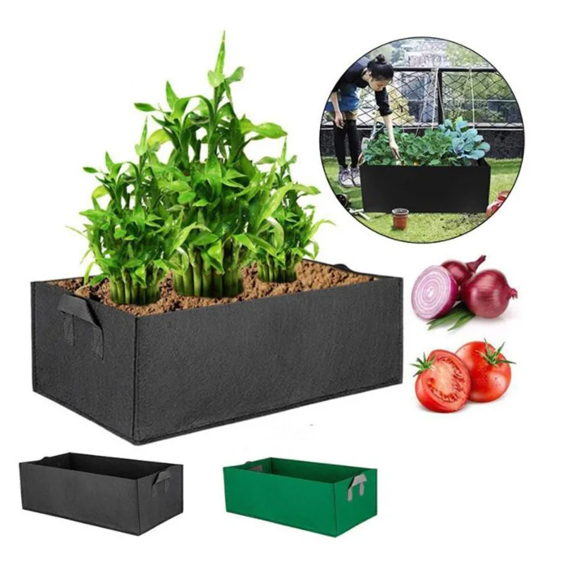 3 sizes Square plant vegetable Grow Bag pots fabric Garden flower gardening growing tools veg Planting bags vegs Pot Breathable
3 sizes Square plant vegetable Grow Bag pots fabric Garden flower gardening growing tools veg Planting bags vegs Pot Breathable