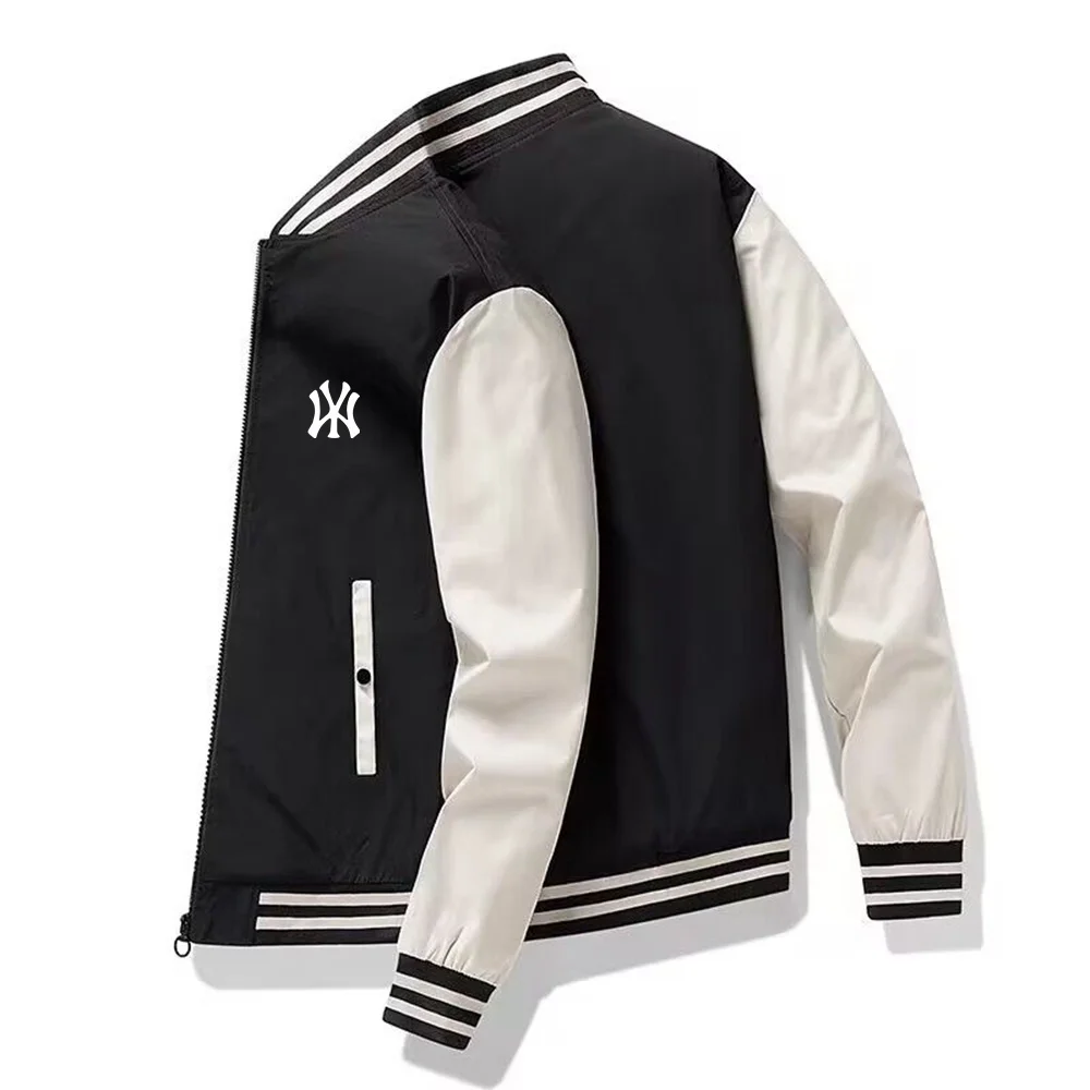 European Men's Jacket Autumn Letter Print Coat Casual Sports Stand Neck Zipper Shirt Academy Style Baseball Jacket
European Men's Jacket Autumn Letter Print Coat Casual Sports Stand Neck Zipper Shirt Academy Style Baseball Jacket
