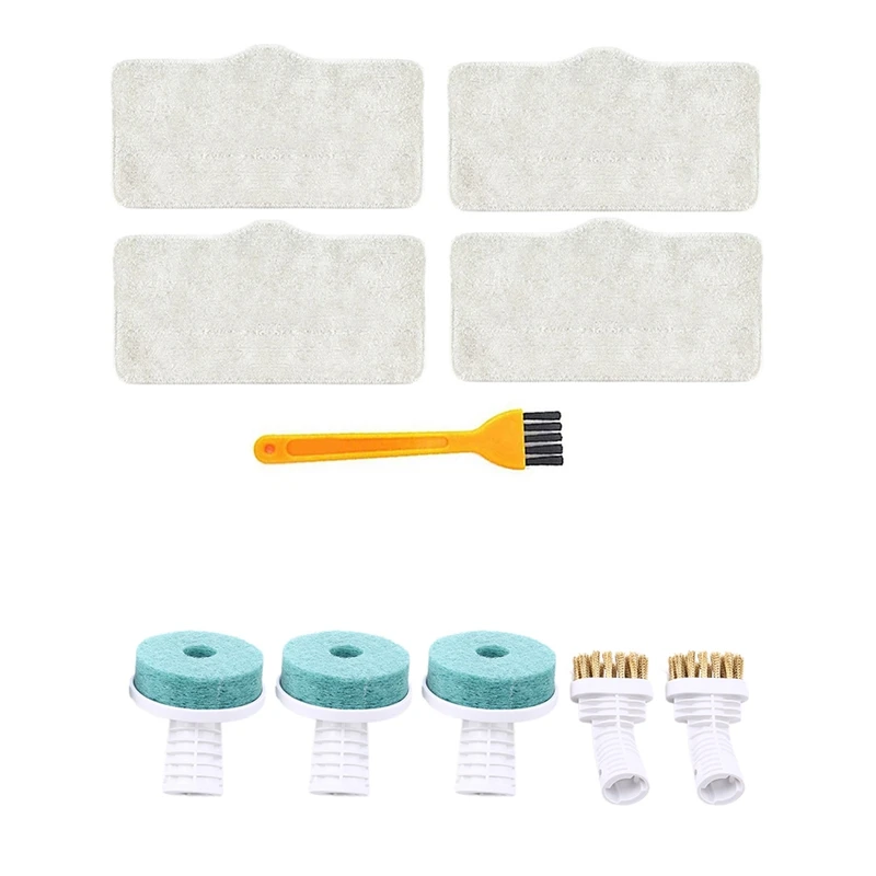 2 Set Vacuum Cleaner Parts: 1 Set Steam Mop Cloth Cleaning Pads & 1 Set Brush Head Mold Dust Removal Heads
2 Set Vacuum Cleaner Parts: 1 Set Steam Mop Cloth Cleaning Pads & 1 Set Brush Head Mold Dust Removal Heads