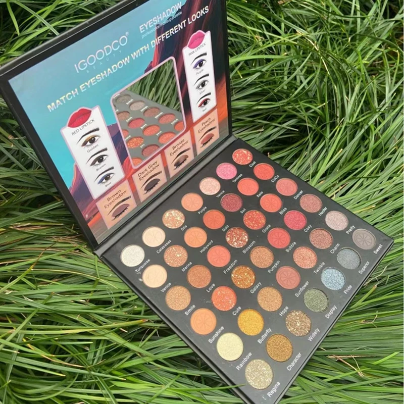 IGOODCO new 2023 42 color pearlescent matte bright ground color eyeshadow tray advanced makeup
IGOODCO new 2023 42 color pearlescent matte bright ground color eyeshadow tray advanced makeup