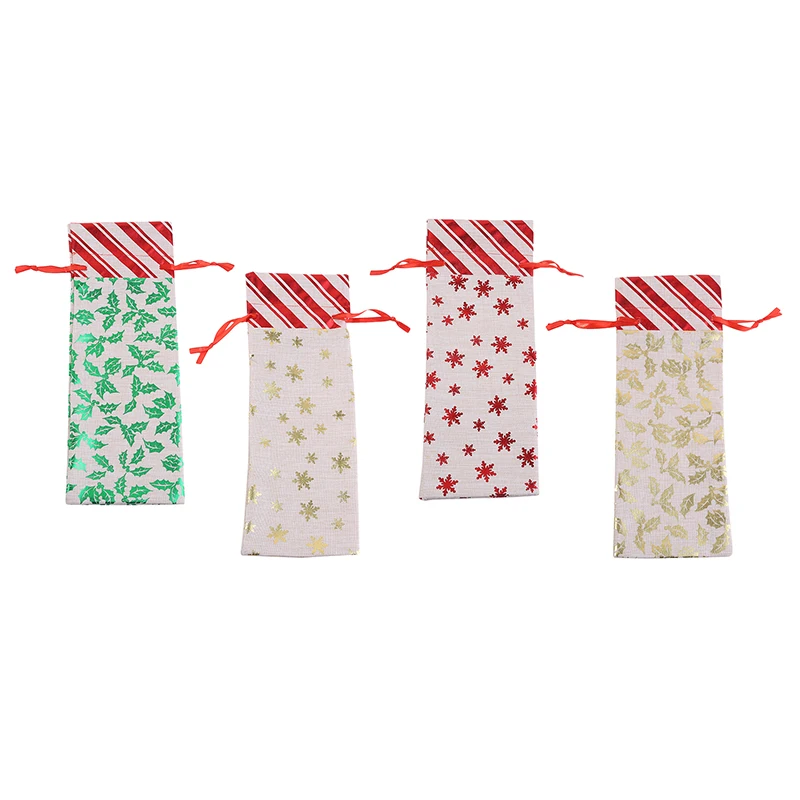1 Pcs Christmas Snowflake Champagne Red Wine Bottle Cover Bag Drawstring Decors New New Year Products Hot Sale
1 Pcs Christmas Snowflake Champagne Red Wine Bottle Cover Bag Drawstring Decors New New Year Products Hot Sale