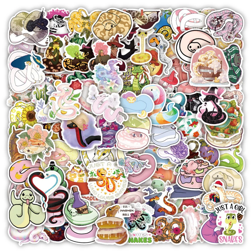 10/30/50/100pcs Cute Horror Animal Snake Stickers Decals Skateboard Guitar Diary Luggage Motorcycle Phone Laptop Cool Sticker
10/30/50/100pcs Cute Horror Animal Snake Stickers Decals Skateboard Guitar Diary Luggage Motorcycle Phone Laptop Cool Sticker