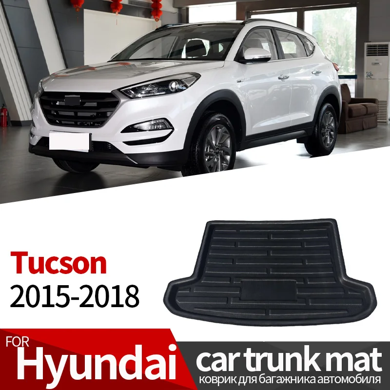 Коврик для багажника для Hyundai Tucson 2015-2018, задний коврик для багажника, напольный лоток, защитный чехол для багажа, резиновые аксессуары из ЭВА
Коврик для багажника для Hyundai Tucson 2015-2018, задний коврик для багажника, напольный лоток, защитный чехол для багажа, резиновые аксессуары из ЭВА
