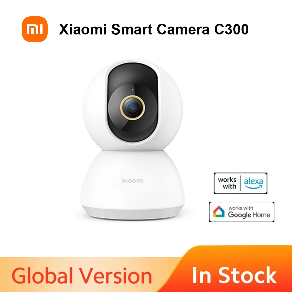 Умная камера Xiaomi Mi C300 Alexa CCTV 2K F1.4, Большая диафрагма, полноцветная, при слабом освещении, с двухсторонним голосовым управлением, приложение Mi Home 
Умная камера Xiaomi Mi C300 Alexa CCTV 2K F1.4, Большая диафрагма, полноцветная, при слабом освещении, с двухсторонним голосовым управлением, приложение Mi Home