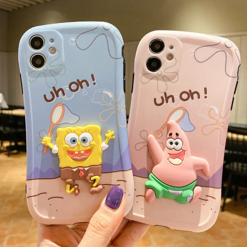Kawaii Three-Dimensional Spongebob Iphone Case for Iphone 12/11 Promax Soft Cover Patrick Star Spongebob Cute Women Y2K Trendy
Kawaii Three-Dimensional Spongebob Iphone Case for Iphone 12/11 Promax Soft Cover Patrick Star Spongebob Cute Women Y2K Trendy