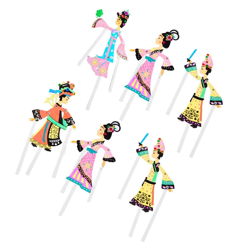 6 Pcs Set Children Toys DIY Chinese Shadow Puppetry Performance Prop Making Kit Kids Assembly Paper Handmade Miss
6 Pcs Set Children Toys DIY Chinese Shadow Puppetry Performance Prop Making Kit Kids Assembly Paper Handmade Miss