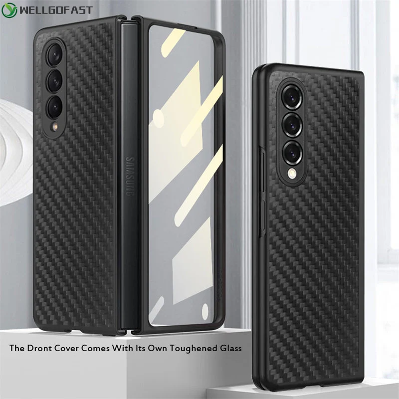 Luxury Business Leather Phone Case for Samsung Galaxy Z Fold 3 5G Fold 4 Z3 Premium Carbon Fiber Full Protective Cover Z Fold 4
Luxury Business Leather Phone Case for Samsung Galaxy Z Fold 3 5G Fold 4 Z3 Premium Carbon Fiber Full Protective Cover Z Fold 4