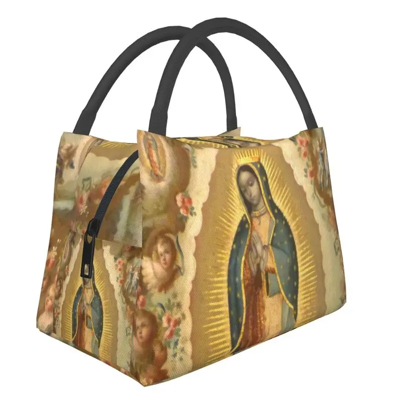 Virgin Of Guadalupe With The Four Apparitions Thermal Insulated Lunch Bags Women Portable Lunch Container Meal Food Box
Virgin Of Guadalupe With The Four Apparitions Thermal Insulated Lunch Bags Women Portable Lunch Container Meal Food Box