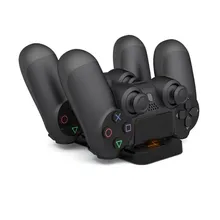 소니 플레이 스테이션 4 무선 게임 패드 컨트롤 충전기에 대 한 PS4 컨트롤러 게임 충전 스탠드 홀더에 대 한 USB 듀얼 충전 도킹