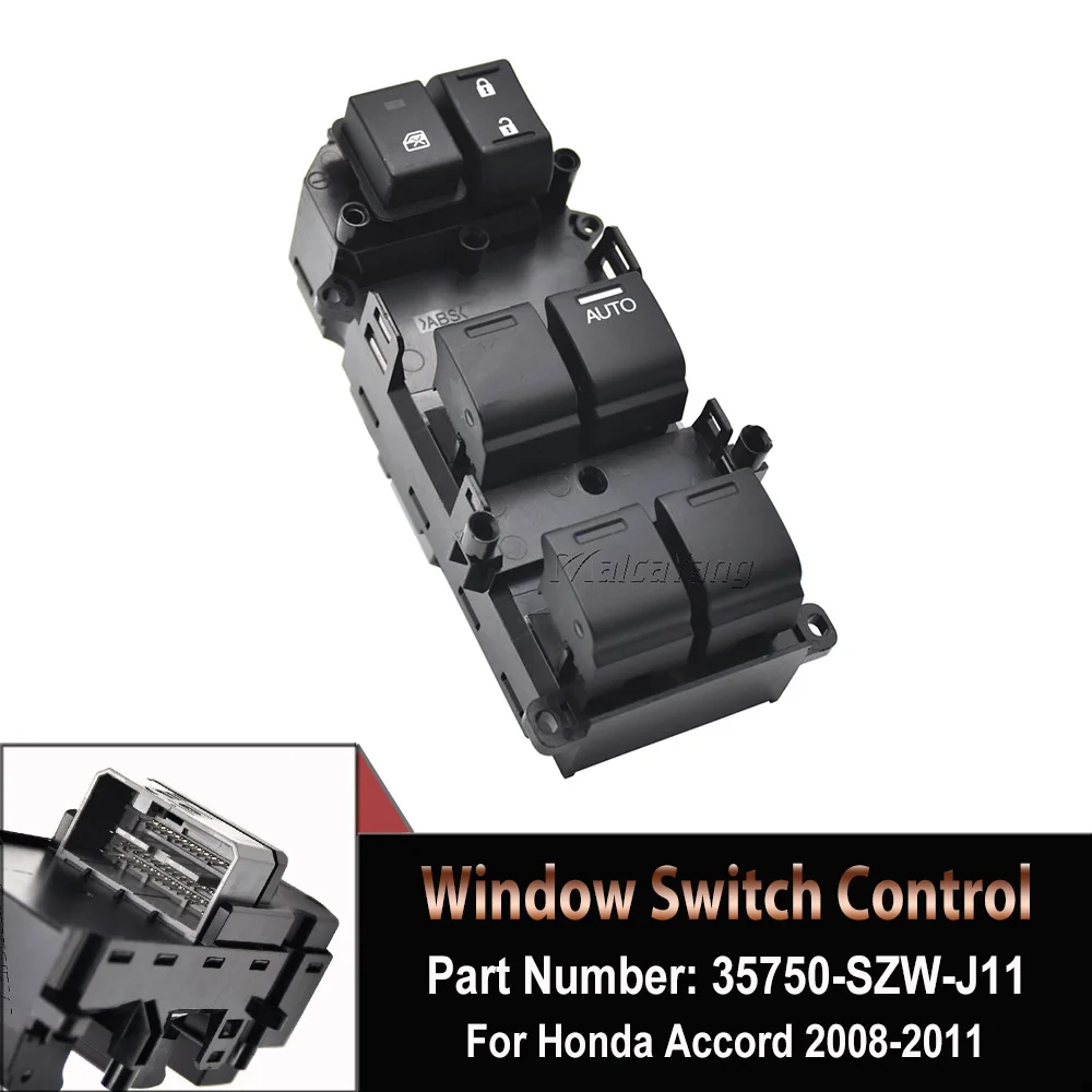 Right Driver Side Power Window Master Switch For Honda Accord 2008-2011 35750-SZW-J11 35750SZWJ11 35750-SZW-J01 Car Accessories
Right Driver Side Power Window Master Switch For Honda Accord 2008-2011 35750-SZW-J11 35750SZWJ11 35750-SZW-J01 Car Accessories
