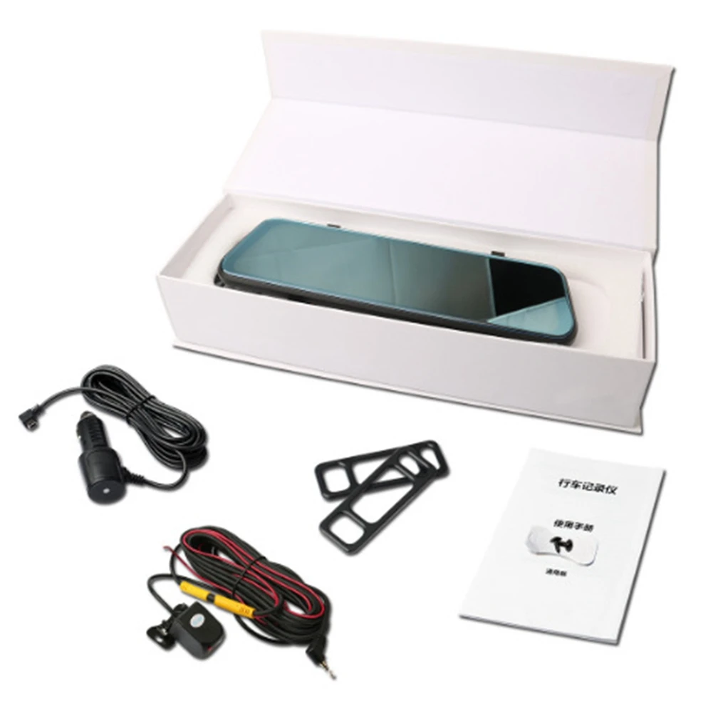 10 Inches Video Recorder Loop Recording Night Vision 1080P Stream Media Dual Lens Recorders Rear View Mirror
10 Inches Video Recorder Loop Recording Night Vision 1080P Stream Media Dual Lens Recorders Rear View Mirror