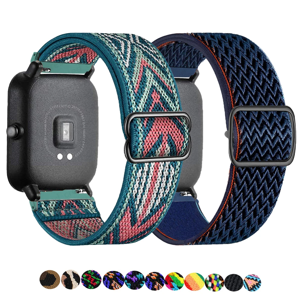 20mm/22mm band For Amazfit GTS/2/2e/3/GTS2 Mini/GTR/3/Pro/GTR2/47mm/42mm/stratos Nylon Elastic Watch Bracelet Amazfit bip strap
20mm/22mm band For Amazfit GTS/2/2e/3/GTS2 Mini/GTR/3/Pro/GTR2/47mm/42mm/stratos Nylon Elastic Watch Bracelet Amazfit bip strap