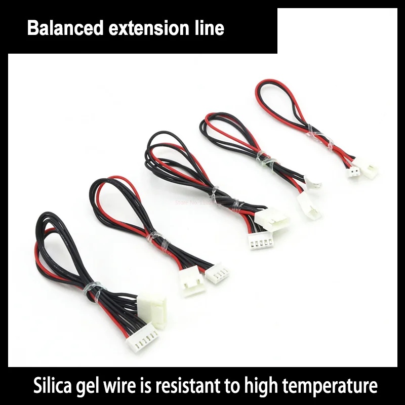

5pcs/lot Jst-xh 1s 2s 3s 4s 5s 6s 20cm 22awg Lipo Balance Wire Extension Charged Cable Lead Cord For Rc Lipo Battery Charger