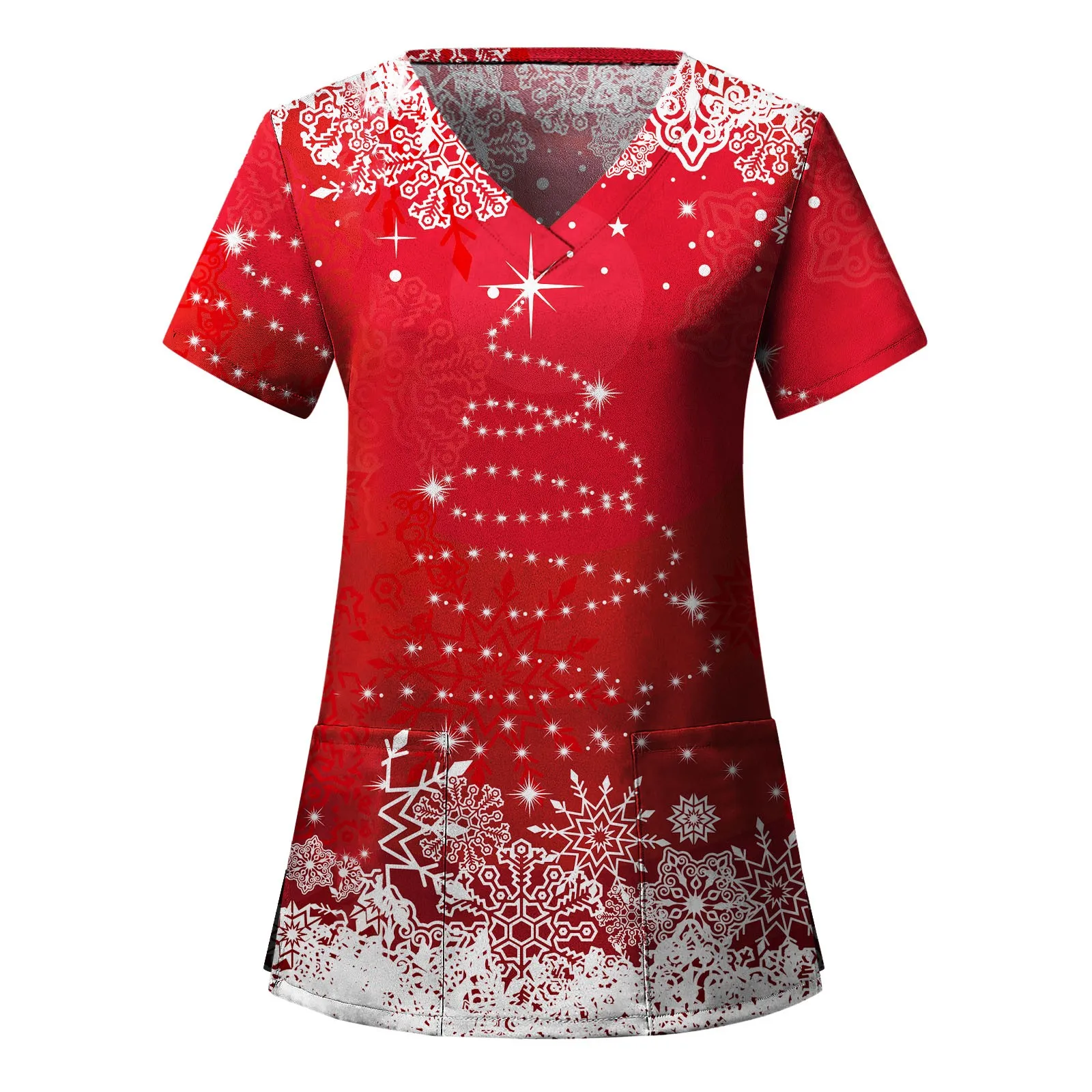 Униформа Новогодняя для медсестер, Униформа с коротким рукавом, V-образным вырезом и принтом снеговика для медсестер, медицинская одежда для медсестер, скрабы для спецодежды
Униформа Новогодняя для медсестер, Униформа с коротким рукавом, V-образным вырезом и принтом снеговика для медсестер, медицинская одежда для медсестер, скрабы для спецодежды