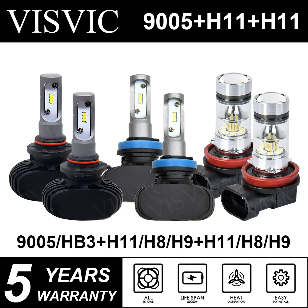 Fit For Toyota 4Runner 2010-18 Combo H11 9005 LED Headlight Fog Light Bulbs Kit
Fit For Toyota 4Runner 2010-18 Combo H11 9005 LED Headlight Fog Light Bulbs Kit