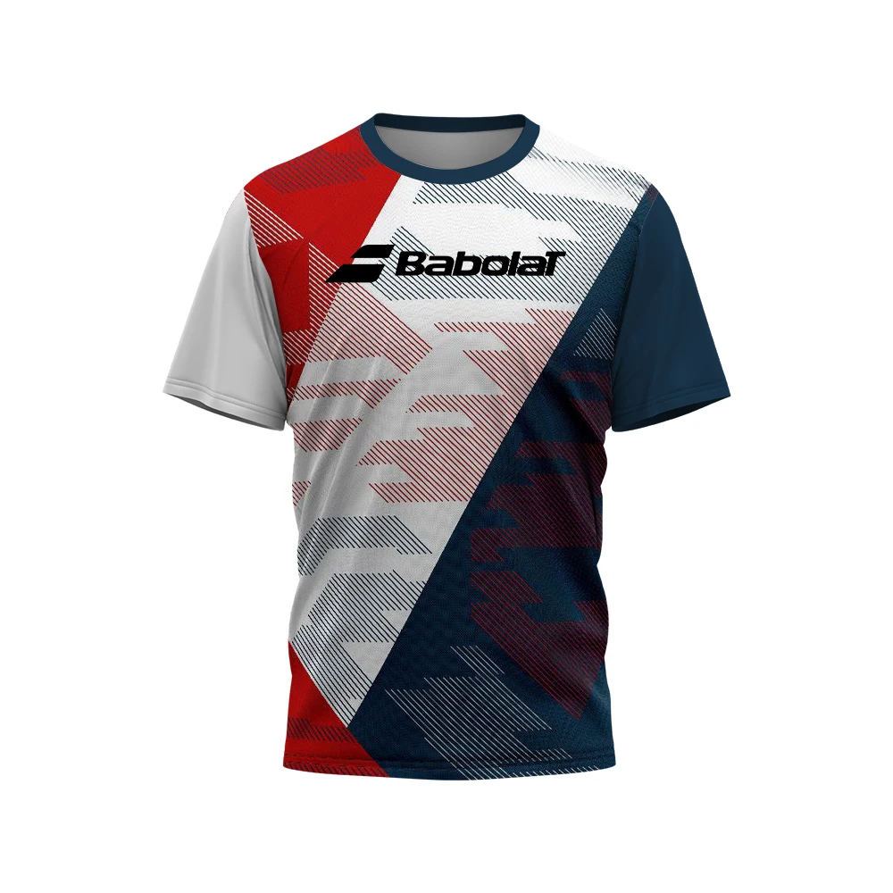 Boutique Breathable Golf Clothing Patchwork Printed Babolat Tennis T-Shirt Men's Fitness Short Sleeve Men's Badminton Sportswear
Boutique Breathable Golf Clothing Patchwork Printed Babolat Tennis T-Shirt Men's Fitness Short Sleeve Men's Badminton Sportswear