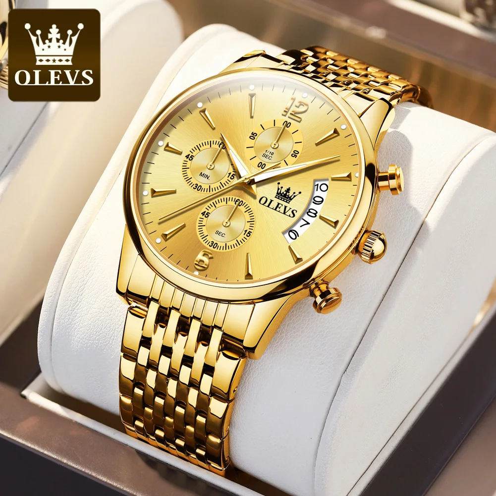 OLEVS Top Brand Men's Watches Classic Bar Scale Dial Luxury Wrist Watch for Man Original Quartz Waterproof Luminous Male reloj
OLEVS Top Brand Men's Watches Classic Bar Scale Dial Luxury Wrist Watch for Man Original Quartz Waterproof Luminous Male reloj