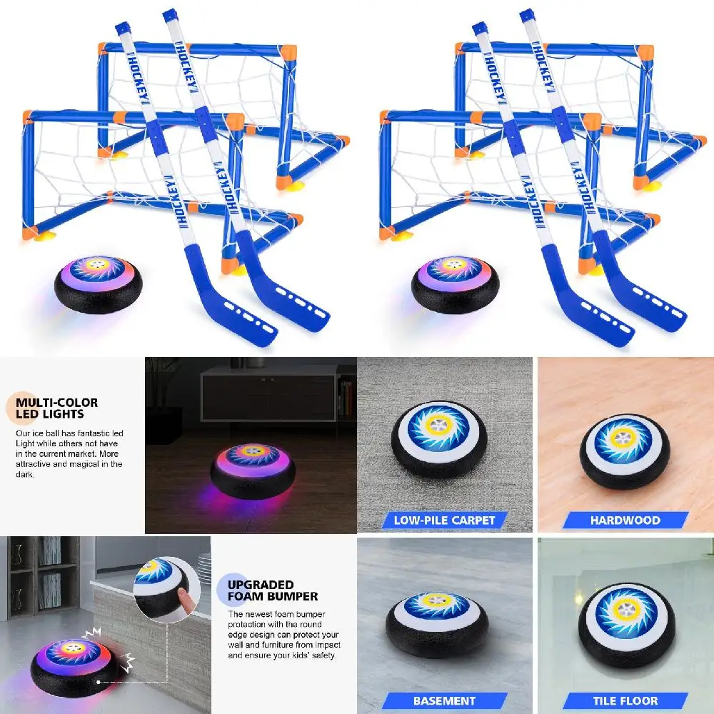 Fantastic Stylish LED Light Air Hover Hockey Set with 2 Goals Included, Exciting Indoor & Outdoor Gaming Toys Gifts for 3+ Year
Fantastic Stylish LED Light Air Hover Hockey Set with 2 Goals Included, Exciting Indoor & Outdoor Gaming Toys Gifts for 3+ Year