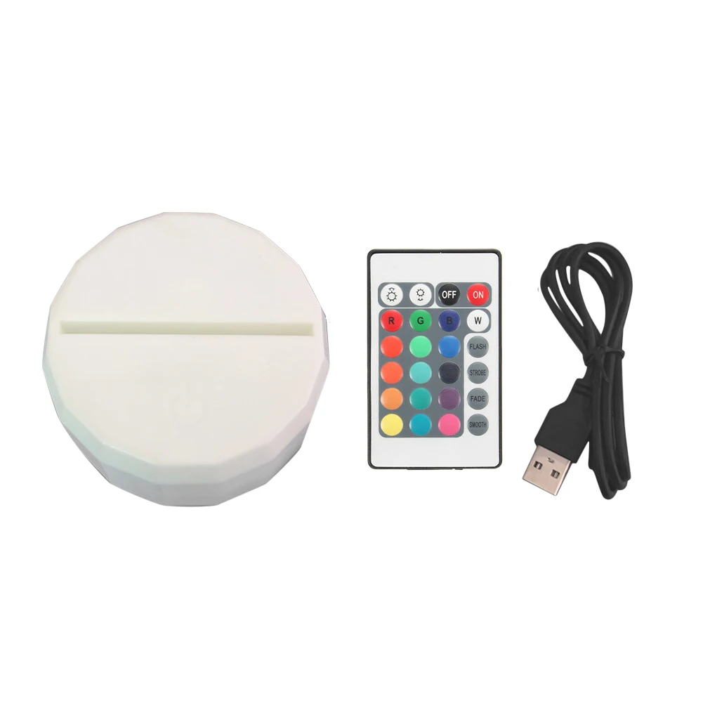 Night Light Remote Control USB Cable Led Base Lightweight 3D Modern Gift Blocking Acrylic
Night Light Remote Control USB Cable Led Base Lightweight 3D Modern Gift Blocking Acrylic