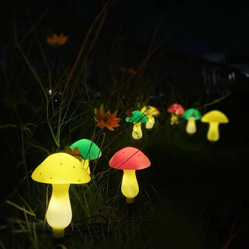 6PCS Solar Garden Light String Cute Christmas Decoration Lights Waterproof Mushroom Shape LED Solar Powered Lamp
6PCS Solar Garden Light String Cute Christmas Decoration Lights Waterproof Mushroom Shape LED Solar Powered Lamp