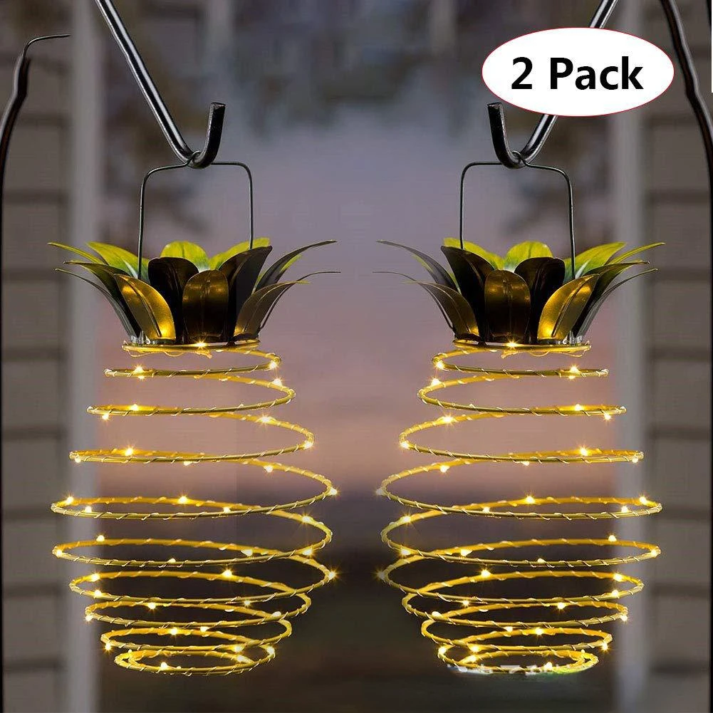 2 Pack LED Solar Garden Lights Pineapple Fairy String Waterproof Solar Lamp for Home Festival Garden Decoration
2 Pack LED Solar Garden Lights Pineapple Fairy String Waterproof Solar Lamp for Home Festival Garden Decoration