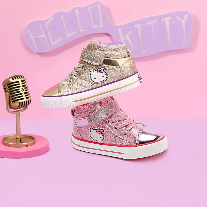 Sanrio Kawaii Hello Kitty Children's Shoes Cute Cartoon Girls High-Top Sneakers Winter New Plus Velvet Waterproof Cotton Shoes
Sanrio Kawaii Hello Kitty Children's Shoes Cute Cartoon Girls High-Top Sneakers Winter New Plus Velvet Waterproof Cotton Shoes