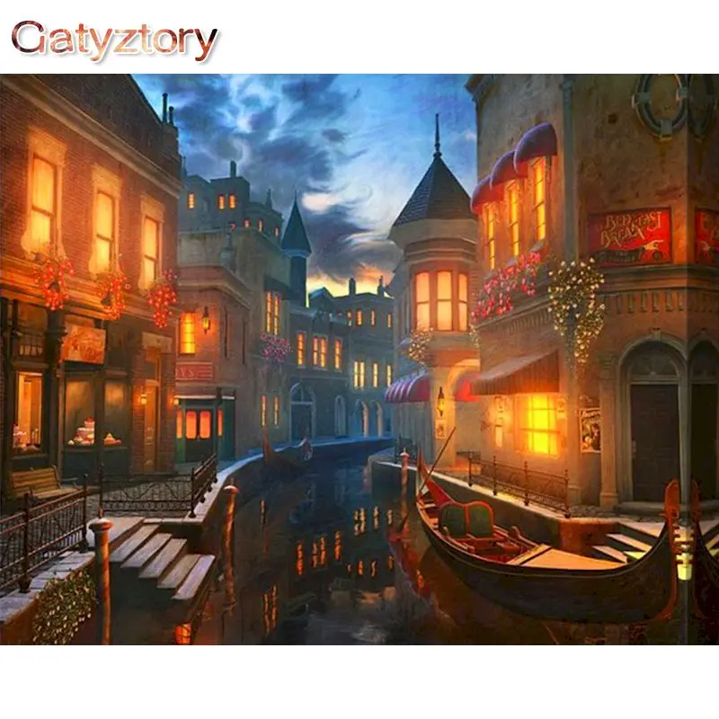 GATYZTORY Frame Painting By Number Kits Night Street Scenery Acrylic Drawing Coloring By Numbers Modern Wall Art Picture For Diy
GATYZTORY Frame Painting By Number Kits Night Street Scenery Acrylic Drawing Coloring By Numbers Modern Wall Art Picture For Diy