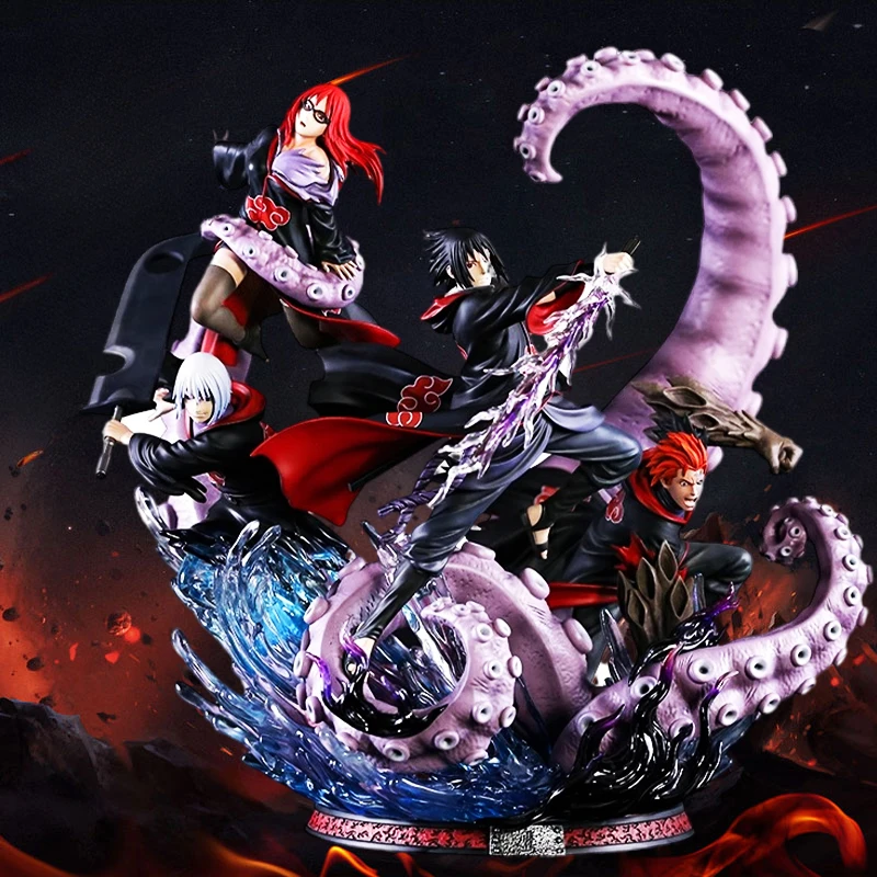 Новый 40 см NARUTO аниме периферийные устройства Taka/Hebi фигурка Hohzuki Suigetsu Karin модель